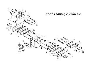 Фаркоп Ford Transit, с 2006 г.в.jpg