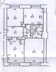 Продается трехкомнатная квартира 85, 2м. кв. по ул. Новомостовая 25 Город Уфа планировка003.jpg