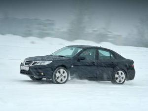 Saab 9-3 - чёрный лёд Город Уфа 2.jpg