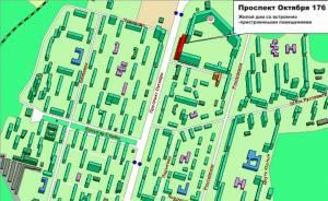 Сдам в аренду торгово-офисное помещение по ПРОСПЕКТУ ОКТЯБРЯ (ост. ГДК), 550р/кв. м.  Город Уфа карта.jpg